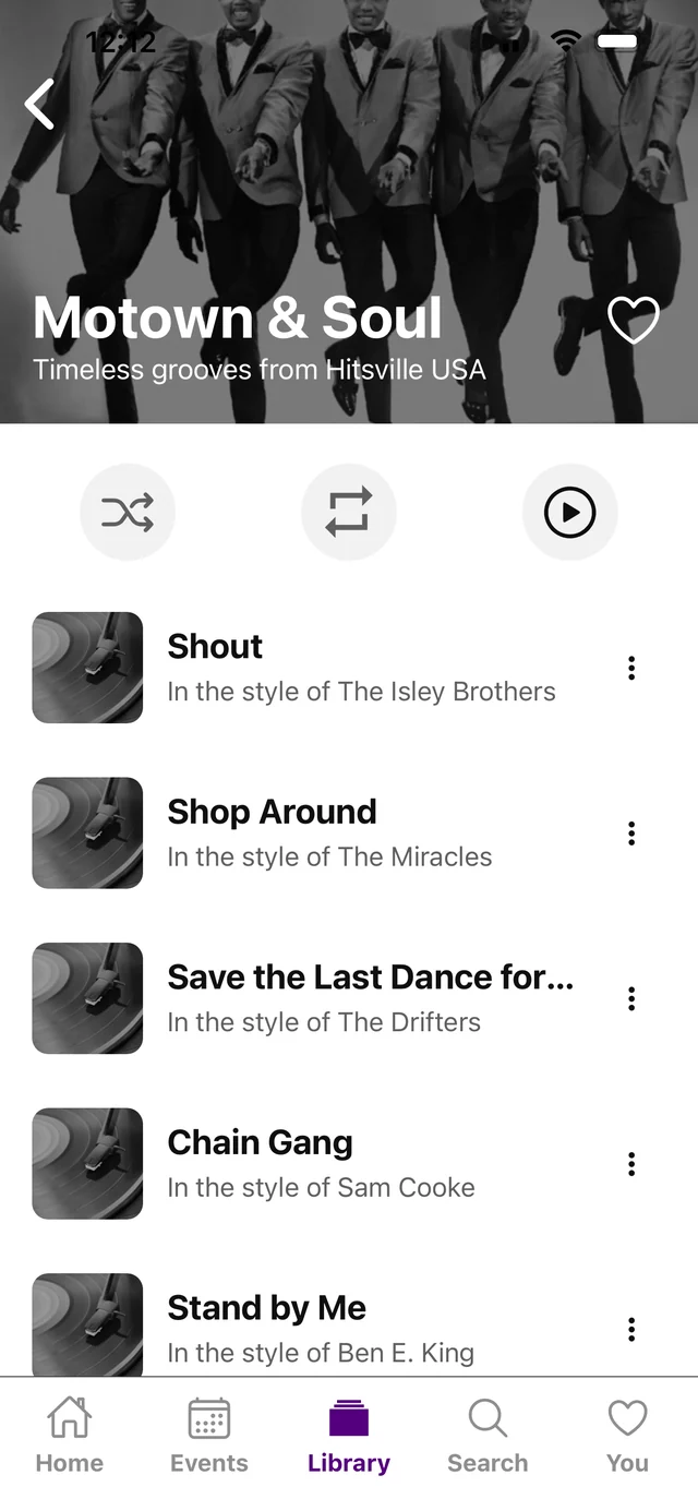 The Motown and Soul playlist